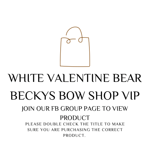 White Valentine Bear