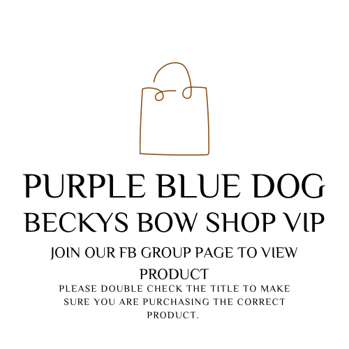 Purple Blue Dog