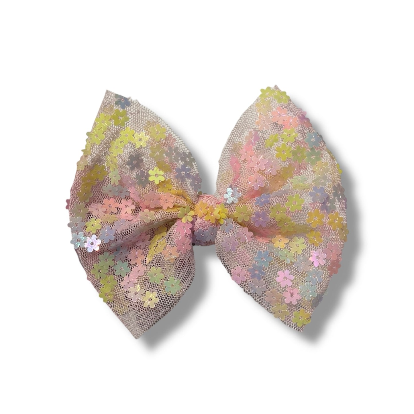 Pastel Pink Flower Sequin