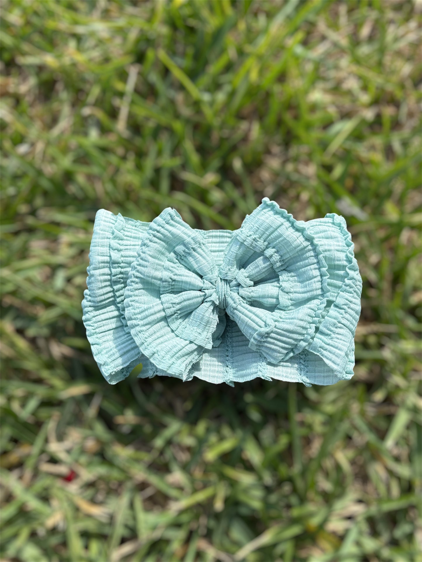 Crinkle Mint Green