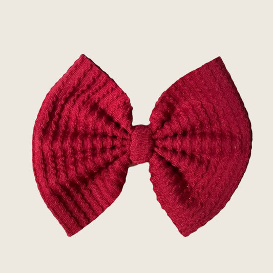 Deep Red Urban Knit