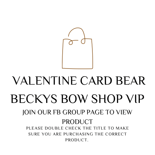 Valentine Card Bear