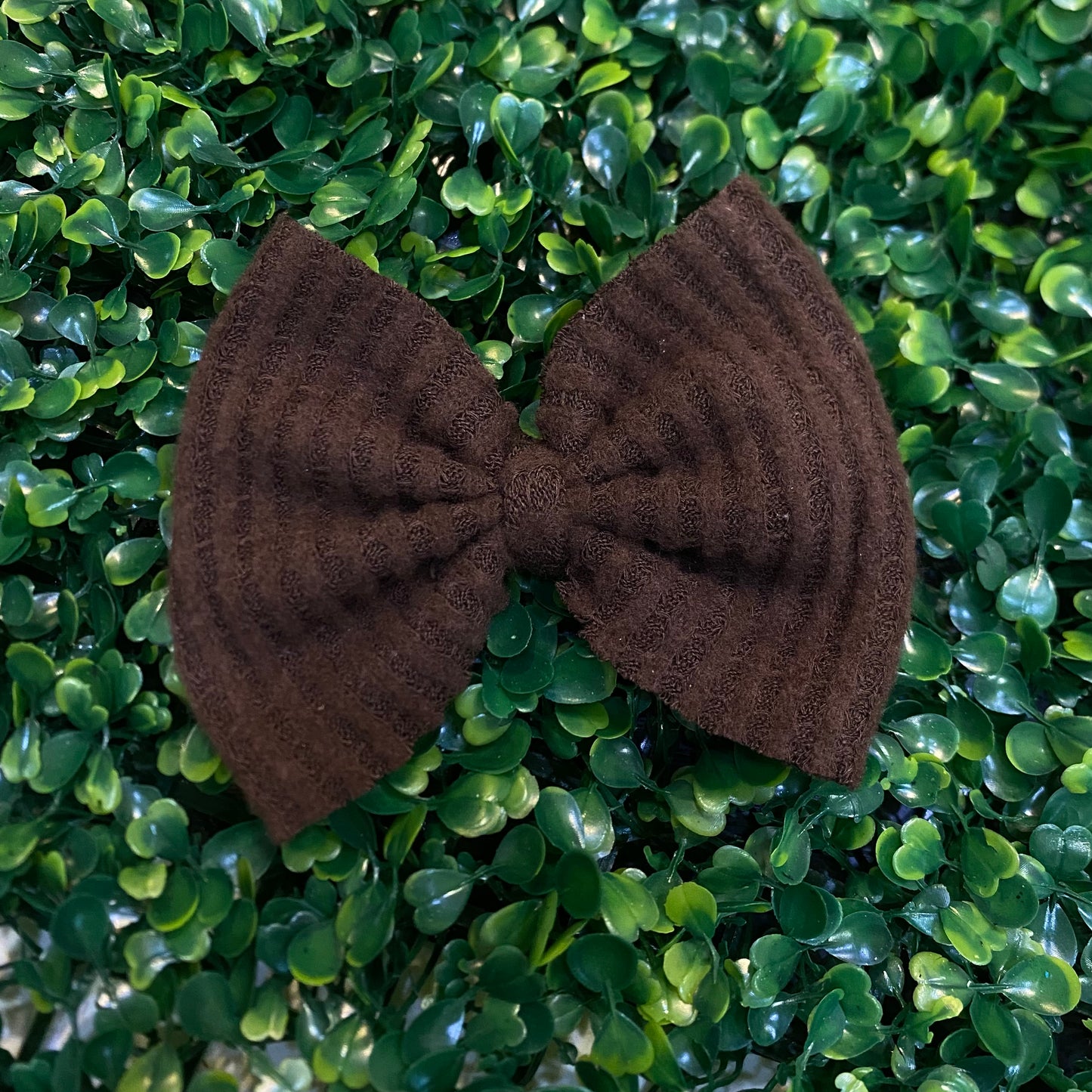 Brown Soft Waffle Knit