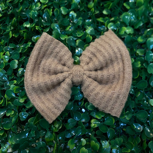 Taupe Soft Waffle Knit