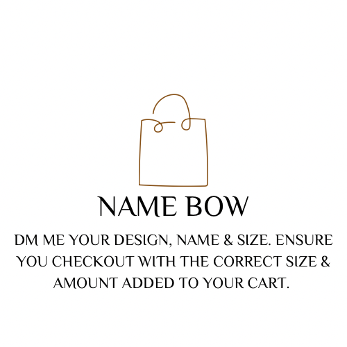 Name Bows