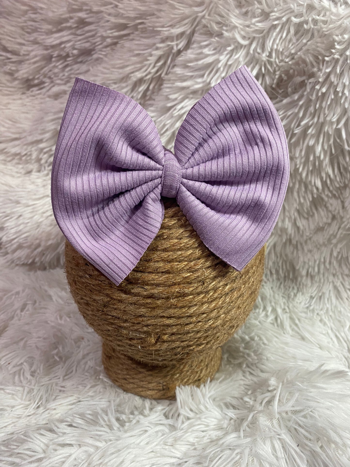 Lilac Rib Knit